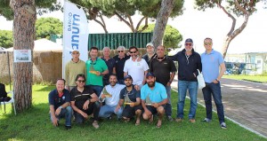 Los galardonados en la I Liga Match Race del CDNPU.