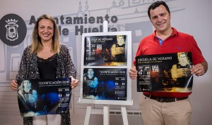 Un momento de la presentación de la Escuela de Verano de Baloncesto del CDB Enrique Benítez.