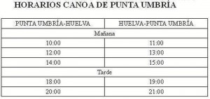 Turismo Canoa Horarios 2018