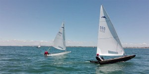 Muy emocionante está resultando el Campeonato de Andalucía de Patín a Vela.