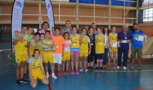 Componentes del Virgen del Carmen, campeones de la Liga.