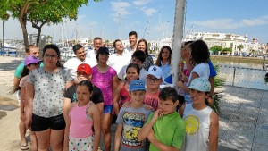 Bandera Azul en los Puertos de Ayamonte. 