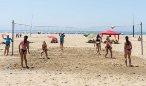 Muy emocionante y vistosa resultó la competición en la playa ayamontina.