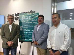 En la presentación de la Diputación intervinieron el diputado provincial Cristóbal Guerrero, el alcalde de Bonares, Juan Antonio García, y el teniente de alcalde de Cultura, Pedro J. Martín Martín.