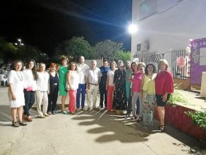 Directiva de la asociación y Corporación municipal del Ayuntamiento de Villarrasa. 