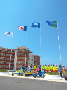 Izado Bandera azul 2