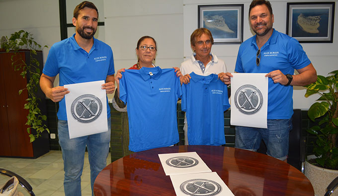 Un momento de la presentación del X Campus Álex Burgos de baloncesto que se celebrará en Punta Umbría.