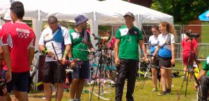 Daniel Riveros y Miguel Ángel Domínguez en competición.