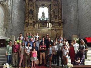 Puebleños, durante el intercambio cultural a Íscar.