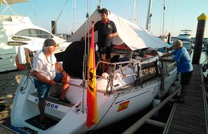 Comienzan a llegar a Mazagón los primeros barcos que van a participar en la Regata Huelva-La Gomera.