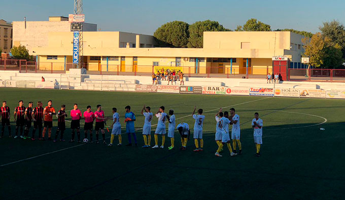 El San Roque empieza la temporada con un empate ante el Cabecense. / Foto: @SanRoqueLepe.