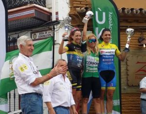 Podio femenino en una de las pruebas disputadas.