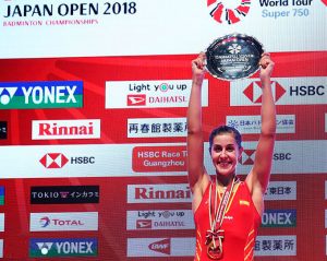 Carolina Marín conquista el Abierto de Japón de bádminton por segundo año consecutivo. / Foto: Badminton Photo.