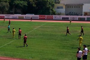 Isla Cristina y Roteña igualaron a tres goles en un partido de locura.