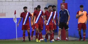 El filial del Recre se desplaza esta semana hasta San Roque. / Foto: David Limón.