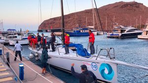 El barco de la Comisión Naval de Regata de Cádiz ha empleado 90 horas y 46 minutos en completar las más de 750 millas náuticas.