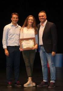 El trofeo a la Mejor Deportista local fue para María de la Cinta Sánchez Flores, gimnasta palmerina de 16 años.