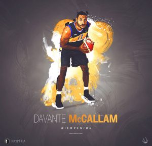 En la presentación del equipo se hizo oficial el fichaje del norteamericano Davante McCallam.