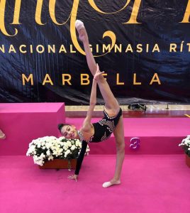 Ángela Martín, en su participación en el Torneo Internacional 'Andalucía Cup'.