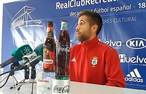 Borja Díaz habló este miércoles ante los medios. / Foto: @recreoficial.