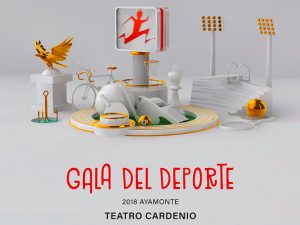 Cartel de la Gala del Deporte en Ayamonte.