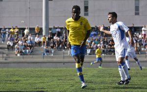 Malick Diallo, nuevo jugador del San Roque de Lepe. / Foto: www.udlaspalmas.net.