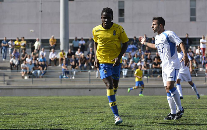 Malick Diallo, nuevo jugador del San Roque de Lepe. / Foto: www.udlaspalmas.net.