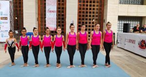 Las benjamines Precopa y cadetes Copa estuvieron en la II Feria del Deporte.