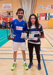 Pablo Abián y Nerea Ivorra, medallistas del Recre IES La Orden en Solares.