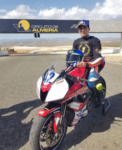 Raúl Pérez, campeón de Andalucía Open 600 de Motociclismo de Velocidad.