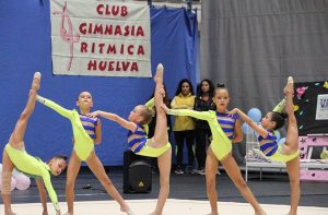 Conjunto Prebenjamín Base del GR Huelva, que conquistó el oro. / Foto: Pablo Gómez.