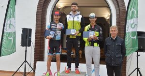 Podio Absoluto masculino de la prueba celebrada en punta Umbría.