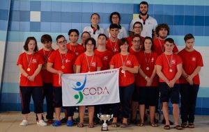 Representantes del CODA que han brillado en el Campeonato de Natación celebrado en Lucena ( Córdoba).