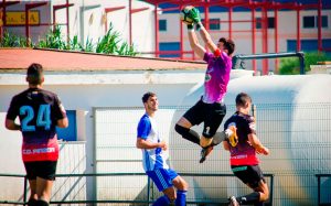 El Pinzón 'pescó' un punto en la Ciudad Deportiva del Decano. / Foto: @MariiMartin92.