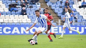 El Recre no mereció perder ante el Melilla, y se vio condenado por un error en el segundo tiempo. / Foto: Pablo Sayago.