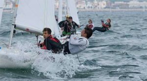 Tres barcos del RCMTPU participarán el fin de semana en la prueba de la Copa de Andalucía de 420.