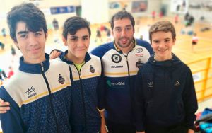 Representantes del club en el Máster Jóvenes Sub 15 y Sub 19 de Alfajarín.