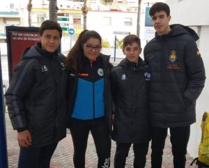 Representantes del PAN Moguer en el Campeonato de España de Selecciones Territoriales de balonmano. / Foto: @CBMPAN.