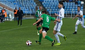 El Recre tenía el partido controlado, pero un error el árbitro le llevó al empate. / Foto: Pablo Sayago.