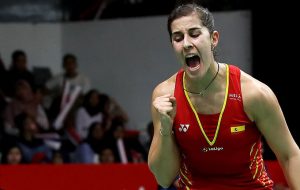 Carolina Marín superó con solvencia el escollo de Sindhu en los cuartos de final en Indonesia. / Foto Badminton Photo.