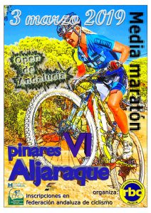 Cartel de la prueba ciclista que tendrá lugar en Aljaraque el próximo 3 de marzo.