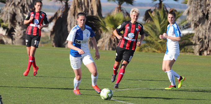 Goleada del Sporting Puerto de Huelva ante el equipo Sub 19 del Grasshopper Club Zürich. / Foto: @sportinghuelva.