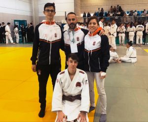 Representantes del Club Huelva TSV Judo en la Copa de Andalucía en Mijas. / Foto: @JudoHuelva1.