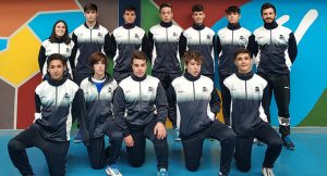 Equipo masculino de Huelva que tomará parte en el Campeonato de Andalucía de Selecciones Provinciales Cadetes de Voleibol.