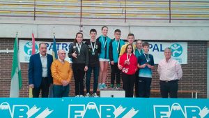 En el dobles mixto Sub 15 Guillermo Nuviala se llevó el bronce.