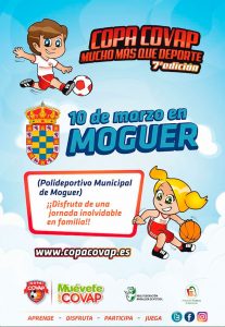 Cartel anunciador del evento que tendrá lugar el domingo en Moguer.