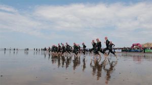 Punta Umbría albergó el segmento de natación.