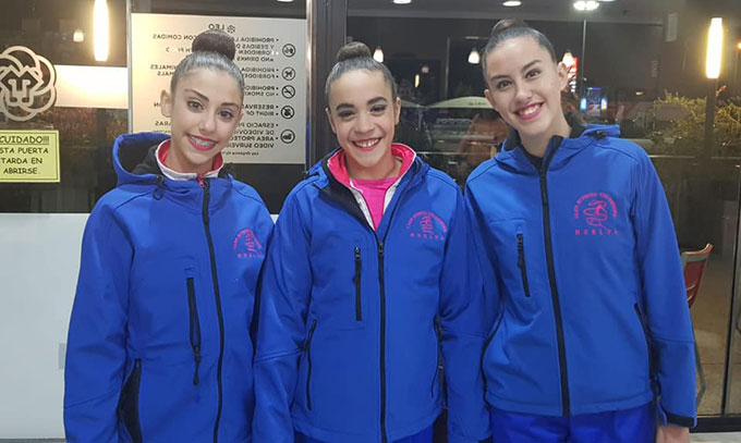 Representantes del Rítmico Colombino en la primera Fase Nacional de Clubes Iberdrola.