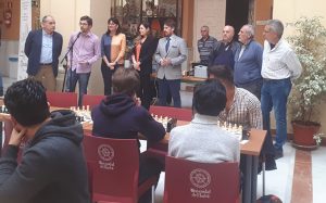 Prolegómenos del XII Abierto de Ajedrez de la Universidad de Huelva.