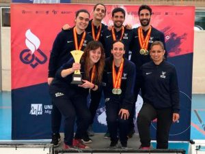 Los jugadores del Recre IES La Orden tomaron parte en este evento en as filas del UCAM.